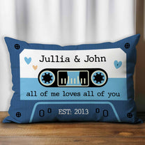 Mixtape Love - Personalized Custom Shaped Pillow