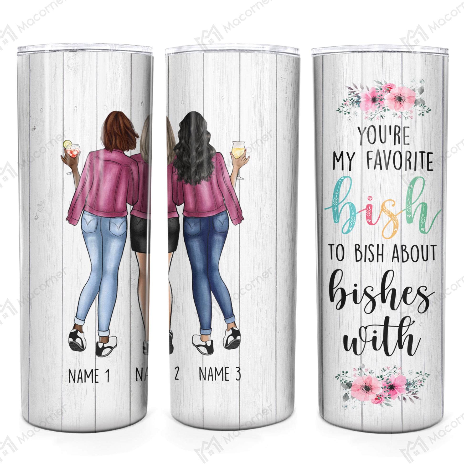 We'll Be Friends Until We're Old And Senile Then We'll Be New Best Friend Skinny Tumbler-Macorner