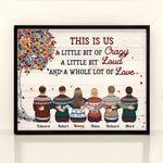 First My Brothers & Sisters, Forever My Friends - Personalized Poster - Family Hugging