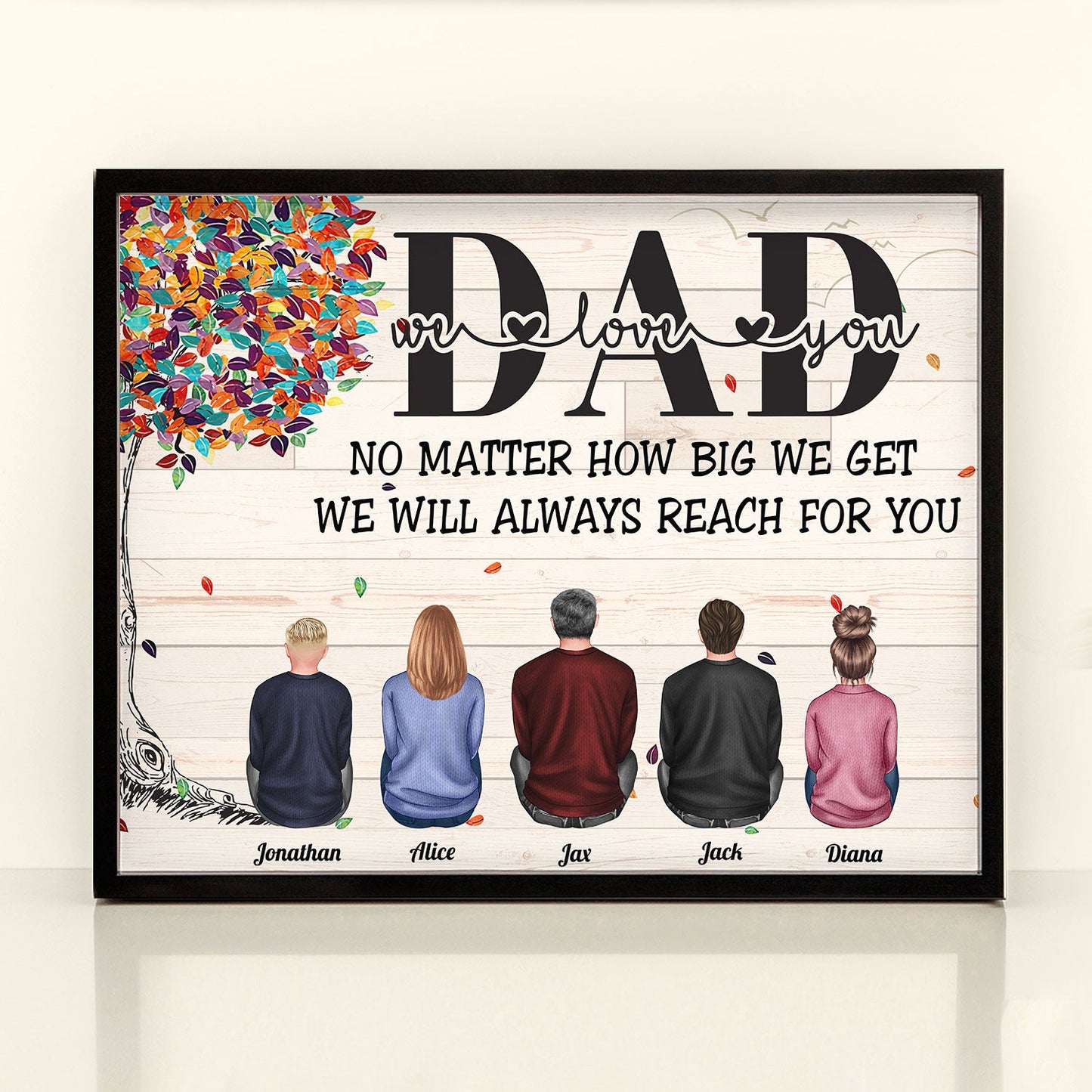 Always Be Our #1 Man - Personalized Poster - Birthday Gift For Daddy