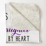 Mother & Daughters Forever Linked Together Purple Tree - Personalized Blanket - Mother's Day Gift For Mama, Mom, Mother