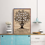 Family Like Branches On A Tree - Personalized Poster/Wrapped Canvas - Christmas Gift For Your Family