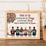 First My Brothers & Sisters, Forever My Friends - Personalized Poster - Family Hugging