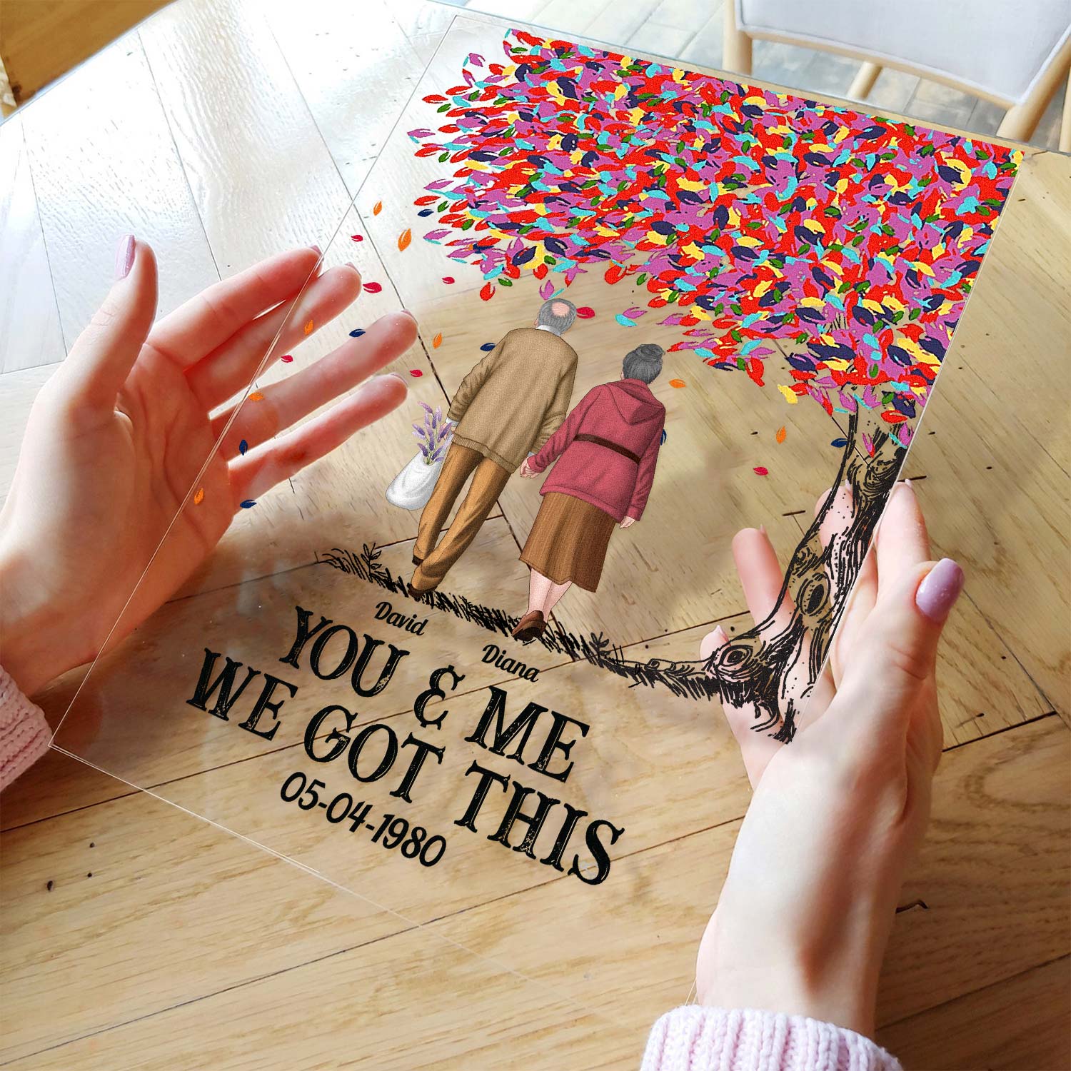 We Got This - Personalized Acrylic Plaque - Birthday Gift Anniversary Gift For Wife, Husband, Gift For Parents, Gift From Son, Daughter