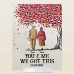 We Got This - Personalized Acrylic Plaque - Birthday Gift Anniversary Gift For Wife, Husband, Gift For Parents, Gift From Son, Daughter