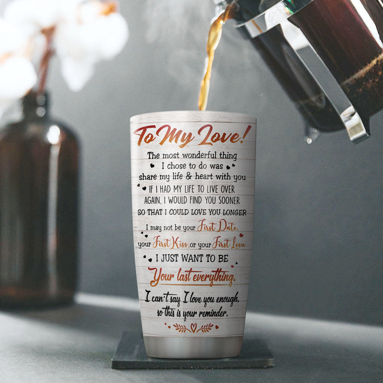 You Are My Love You Are My Life, Family, Couple Custom Tumbler, Gift For Family, Couple and Your Person-Macorner