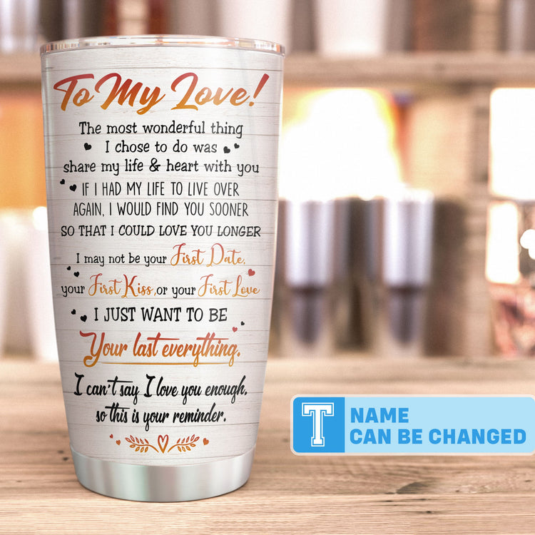 You Are My Love You Are My Life, Family, Couple Custom Tumbler, Gift For Family, Couple and Your Person-Macorner