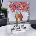 We Got This - Personalized Acrylic Plaque - Birthday Gift Anniversary Gift For Wife, Husband, Gift For Parents, Gift From Son, Daughter