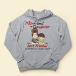 Mom And Daughter Best Freakin' Partner In Crime Ever - Personalized Shirt - Birthday, Mother's Day Gift For Mom, Mother, Mama