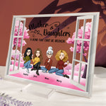 Mom And Daughters A Bond That Can't Be Broken - Personalized Acrylic Plaque