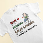 Mom-Grandma-Great Grandma - Personalized Shirt - Gift For Grandma, Grandmother, Mom