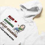 Mom-Grandma-Great Grandma - Personalized Shirt - Gift For Grandma, Grandmother, Mom
