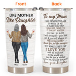 Mom I Am Because You Are - Personalized Tumbler Cup - Birthday, Mother's Day Gift For Mother, Mom