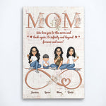 Mom Infinity And Beyond - Personalized Poster/Wrapped Canvas