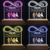 Mom Infinity Love Between Mother &amp; Daughter - Personalized LED Light