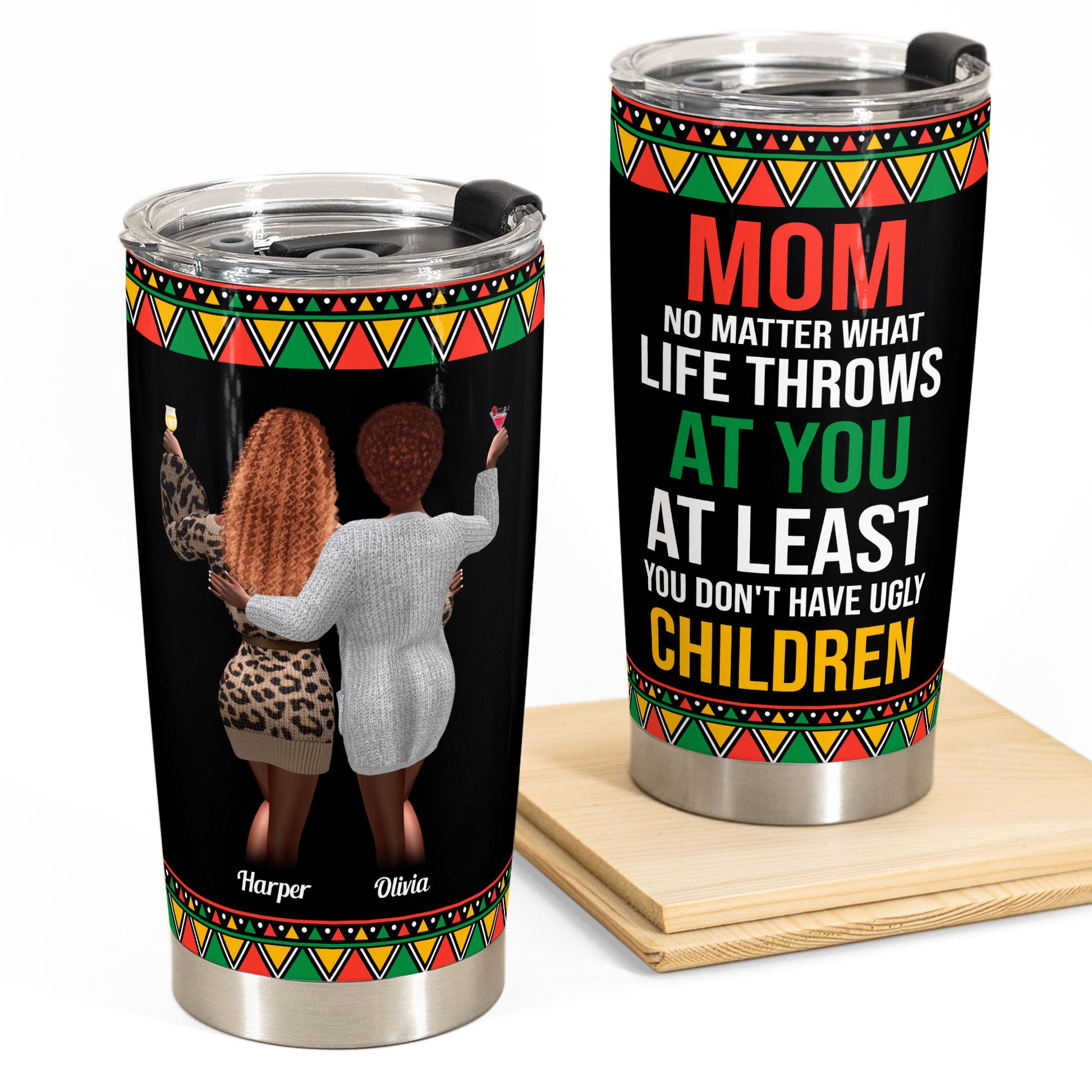 Gifts for Mom from Daughter, Son - Funny Mom Gifts - Mom Christmas Gifts,  Birthday Gifts for Mom - 20oz Ugly Children Stainless Steel Tumbler