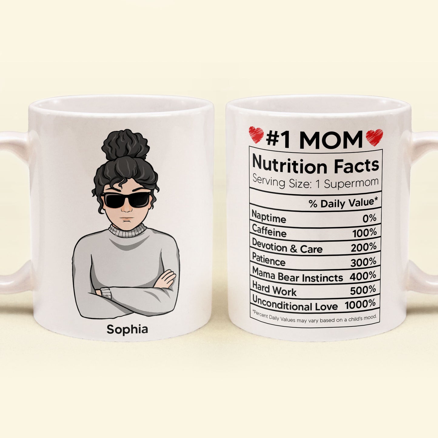 Personalized Mom Life, Best Life Mother's Day Mom Mug – Squishy Cheeks