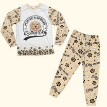 Mom Of A Spoiled Rotten Dog - Personalized Pajama Set