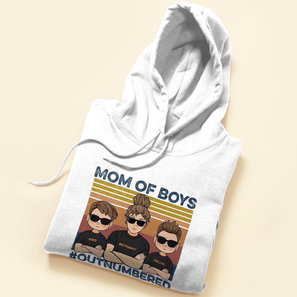 Mom-Of-Boys-Outnumbered-Family-Custom-Shirt-Gift-For-Mom