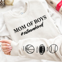 Mom Of Boys - Personalized Sweatshirt