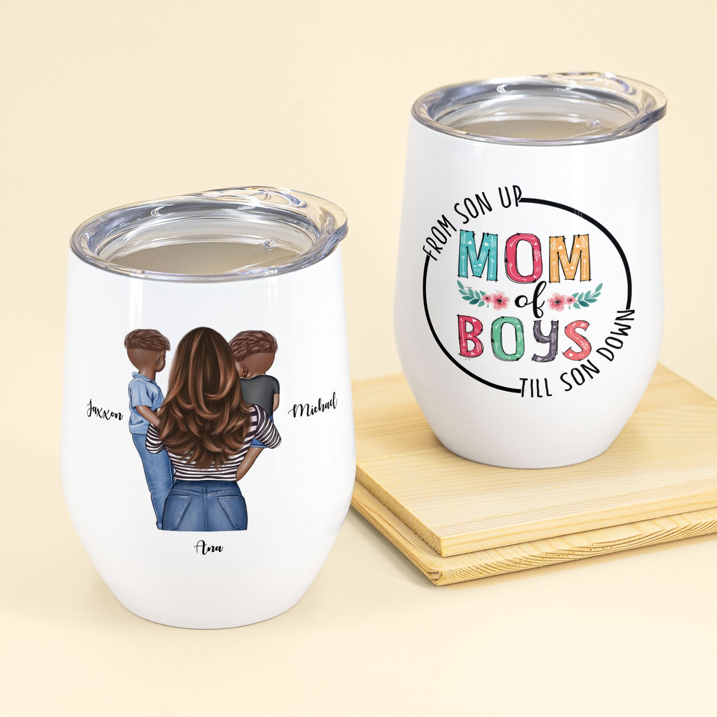 Mom-Of-Boys-Personalized-Wine-Tumbler-Gift-For-Mom-Mom-And-Kids-Back