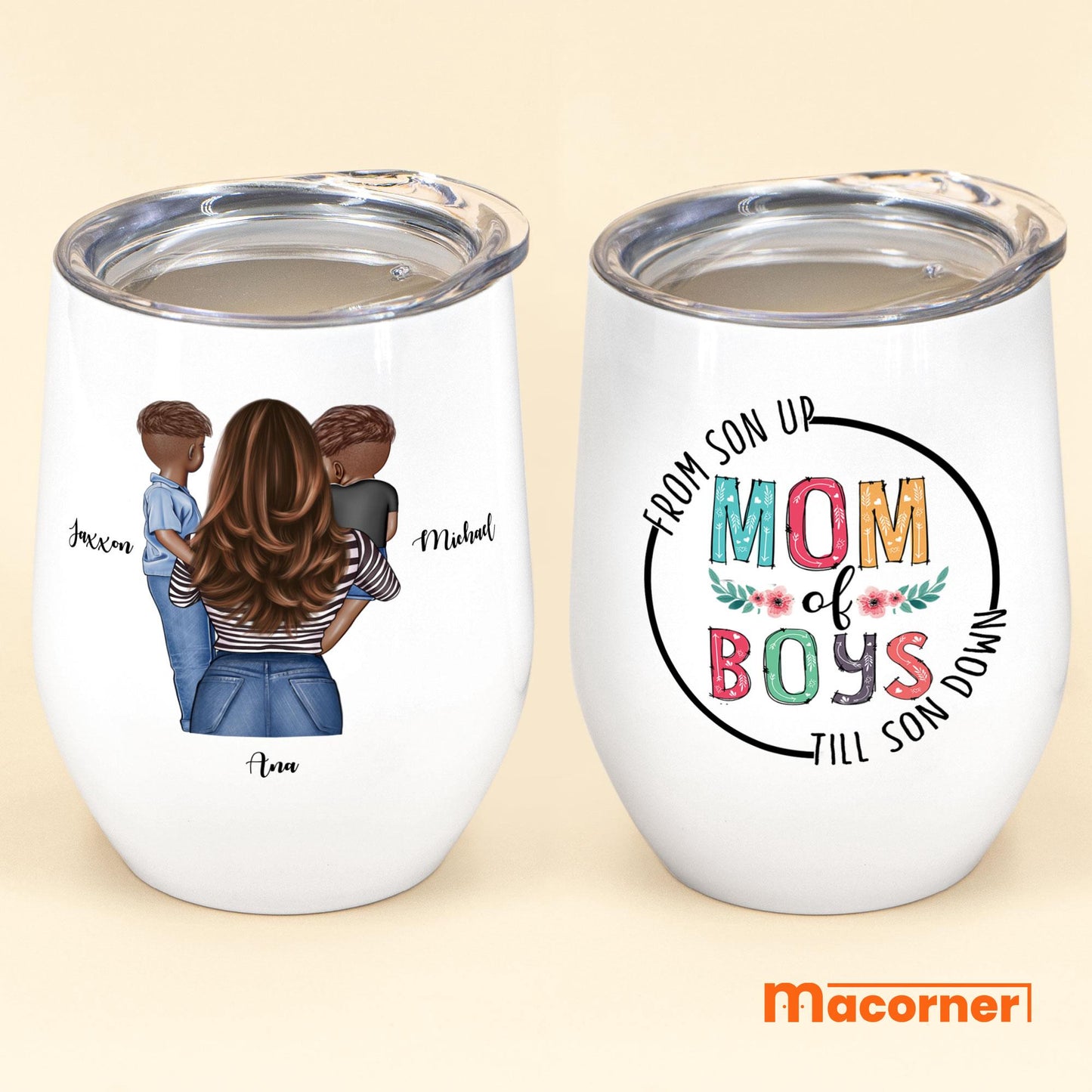 Mom-Of-Boys-Personalized-Wine-Tumbler-Gift-For-Mom-Mom-And-Kids-Back