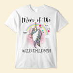 Mom Of The Wild Child - Personalized Shirt - Birthday, Funny Gift For Mom, Mother, Grandma, Nana, Gigi, Mimi