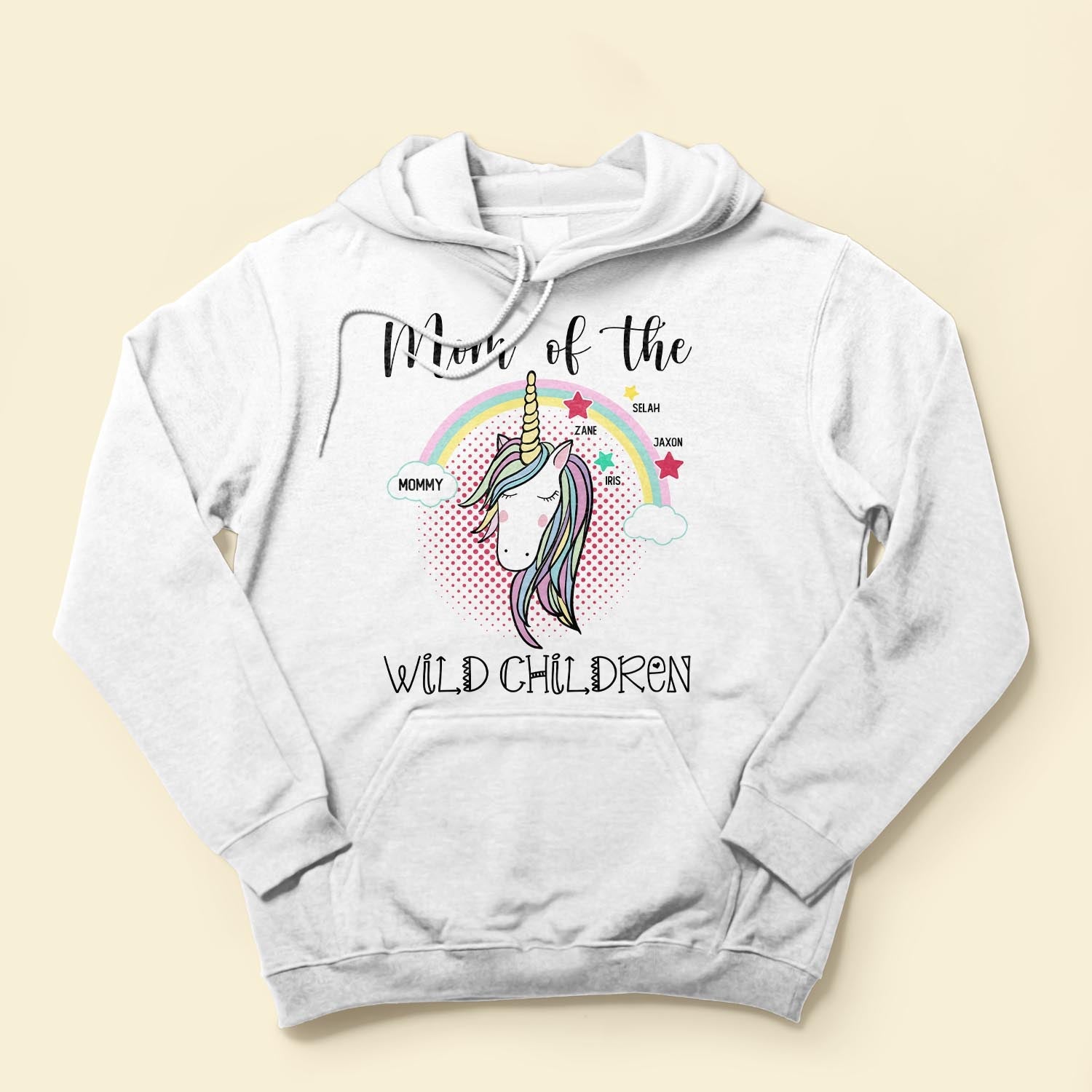 Mom Of The Wild Child - Personalized Shirt - Birthday, Funny Gift For Mom, Mother, Grandma, Nana, Gigi, Mimi