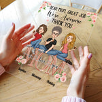 Mom - Thank You - Personalized Acrylic Plaque - Birthday, New Year, Mother's Day Gift For Mother, Mama