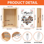 Mom To The World You Are One Person - Personalized Photo Frame Light Box