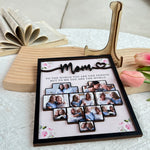 Mom To The World You Are One Person - Personalized Wooden Photo Plaque