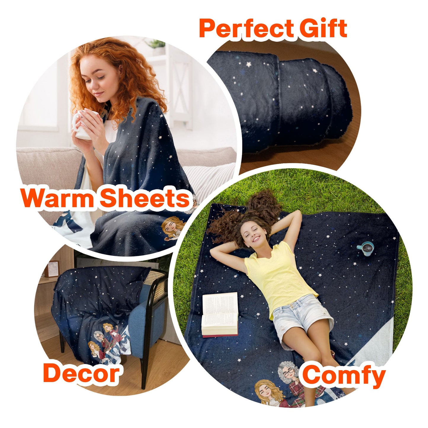 Mom - We Love You - Christmas Edition - Personalized Blanket - Christmas, New Year, Loving Gift Gift For Mom, Mother, Mama