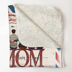Mom We Love You - Personalized Mom Blanket