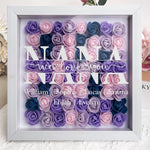 Mom We Love You - Personalized Flower Shadow Box - Gift For Mom