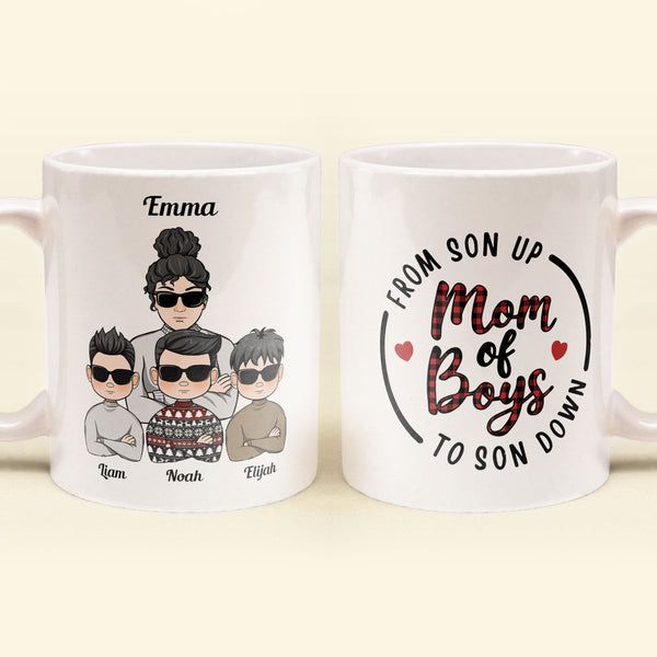 Boy Mom Mother's Day Mug, Inexpensive Boy Mom Gifts, Boy Mom Mug