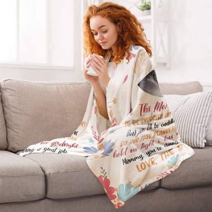 Mommy, You're Doing A Great Job - Personalized New Mom Blanket