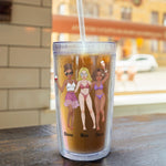 Warning The Girls Are Drinking Again - Personalized Acrylic Insulated Tumbler