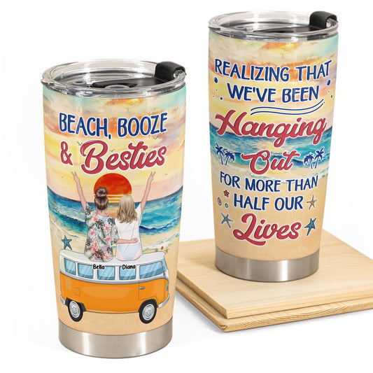 More Than Half Our Lives - Personalized Tumbler Cup