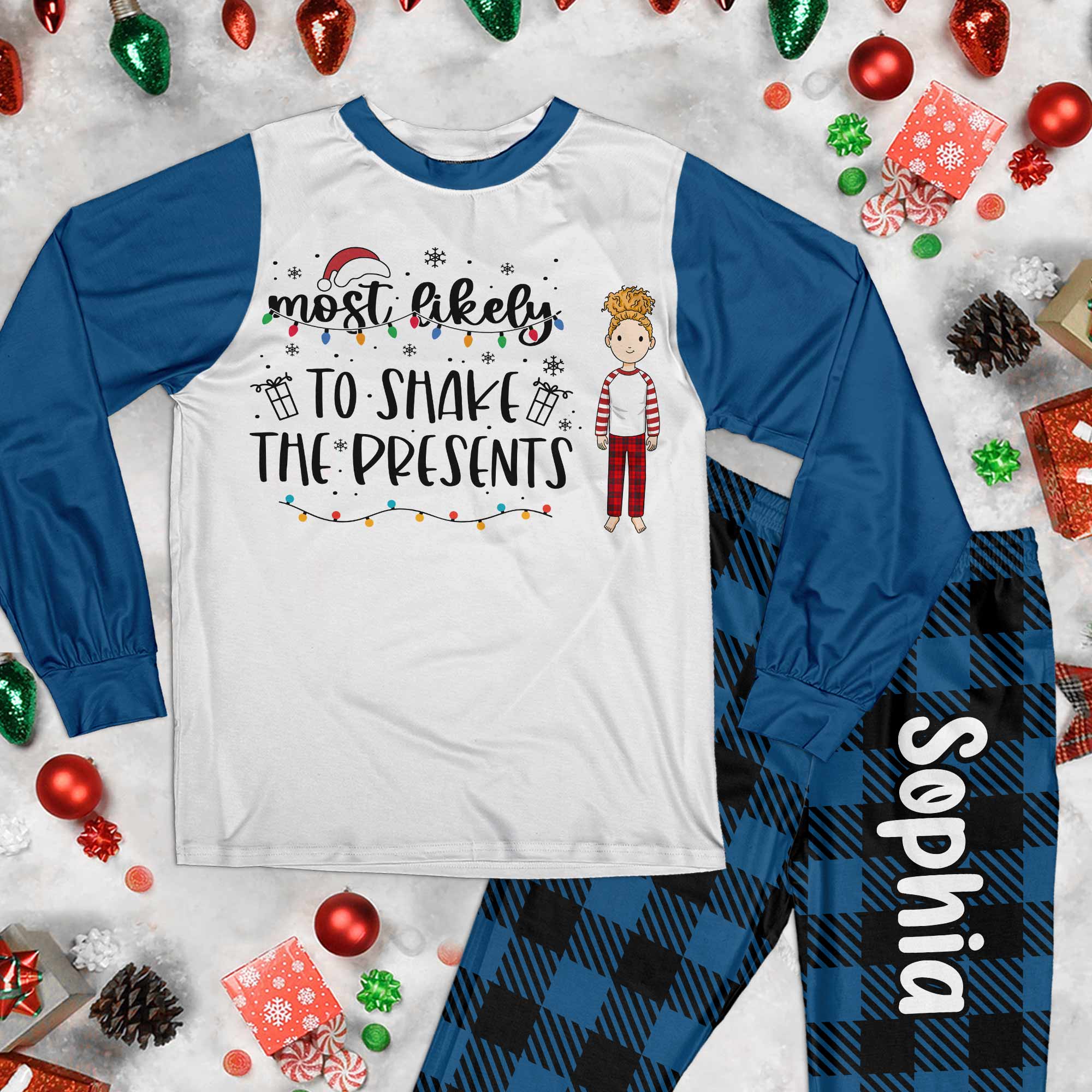 Most Likely To Christmas - Personalized Pajama Set