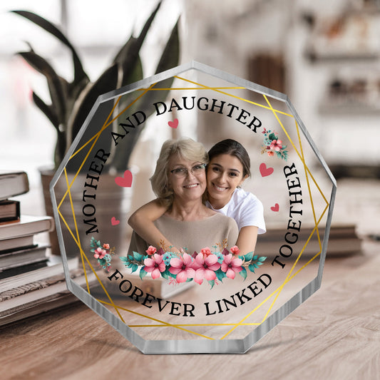 Mother And Children A Bond That Can't Be Broken - Personalized Acrylic Photo Plaque