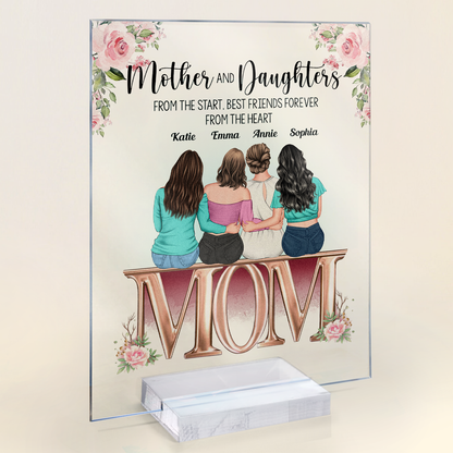 Mother And Daughter - Personalized Acrylic Plaque
