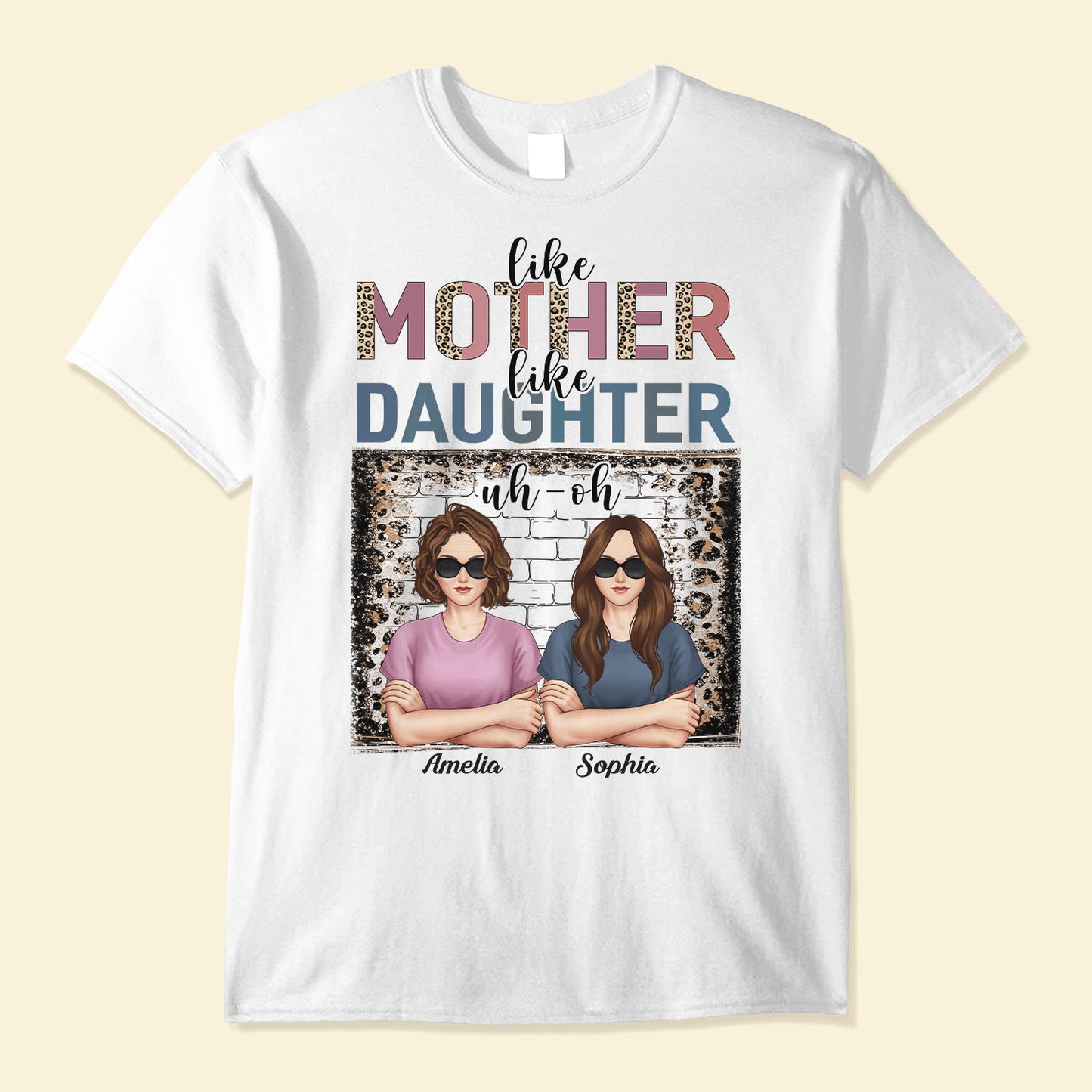 Mother And Daughter - Personalized Shirt - Mother's Day, Birthday, Christmas Gift For Mom, Daughter, Mother, Mama