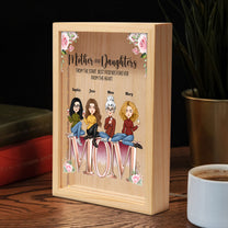 Mother And Daughters BFF Forever - Personalized Frame Light Box