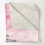 Mother And Daughters Forever Linked Together - Personalized Mom Blanket