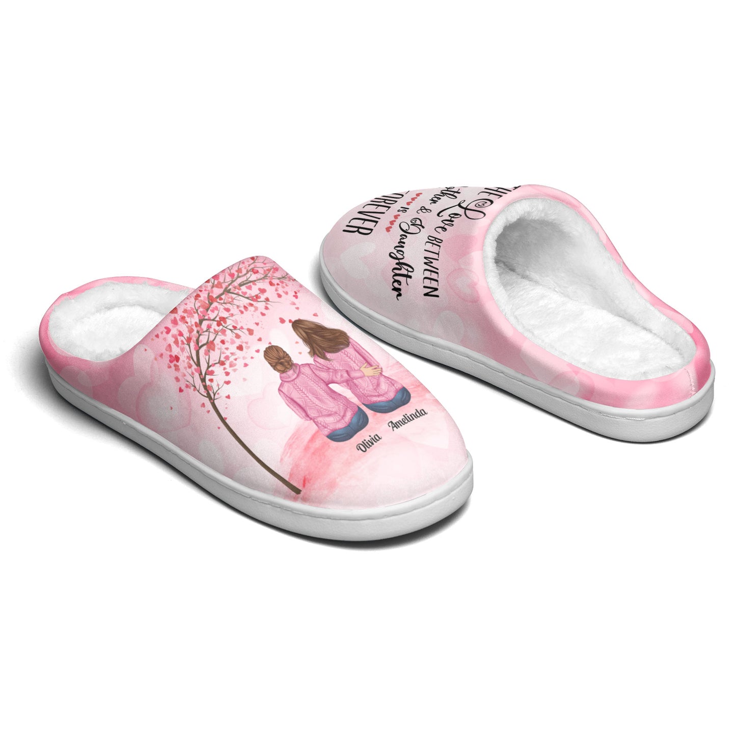Mother And Daughters - Personalized Slippers