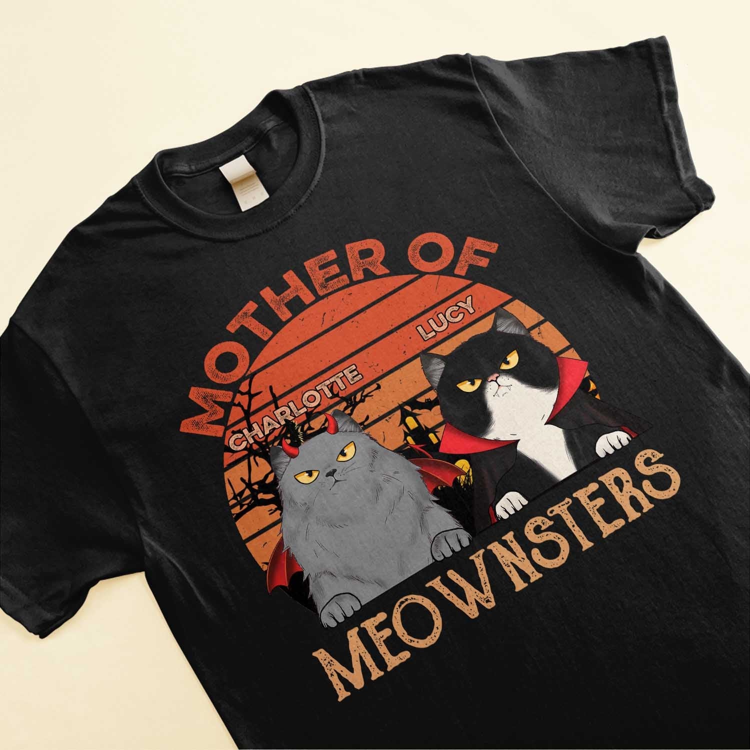 Mother Of Meownsters - Personalized Shirt