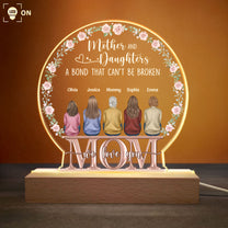 Mother & Children A Bond That Can't Be Broken - Personalized LED Light