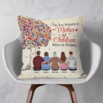 Mother & Children Colorful Tree - Personalized Pillow (Insert Included)