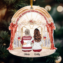 Mother & Daughter Forever Linked Together - Personalized Acrylic Ornament