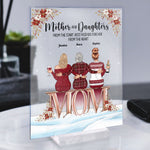 Mother & Daughters Forever Linked Together - Personalized Acrylic Plaque